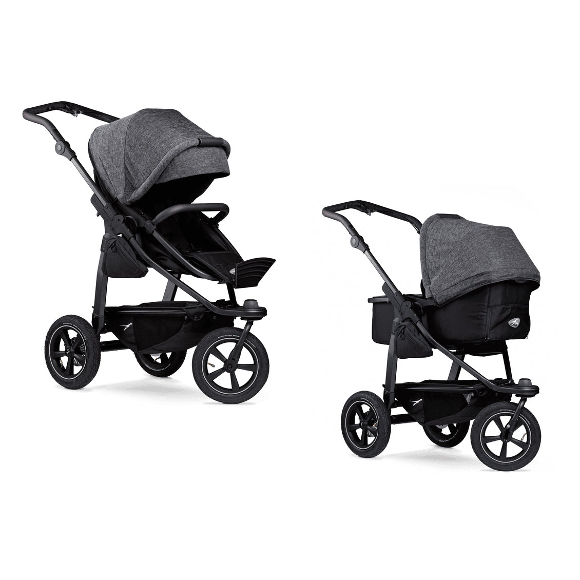 Mono 2 Combi 2 in 1 with pneumatic wheel Anthrazit - Premium TFK