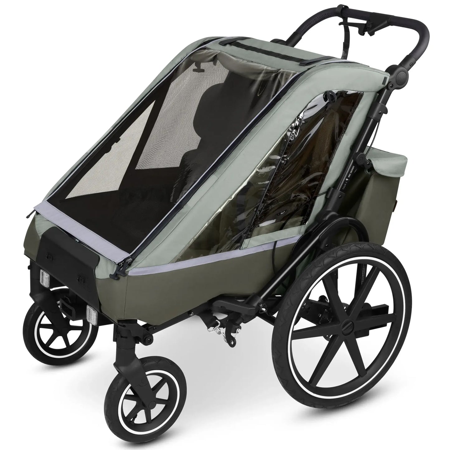 ABC Design Tour 2 bicycle trailer Olive
