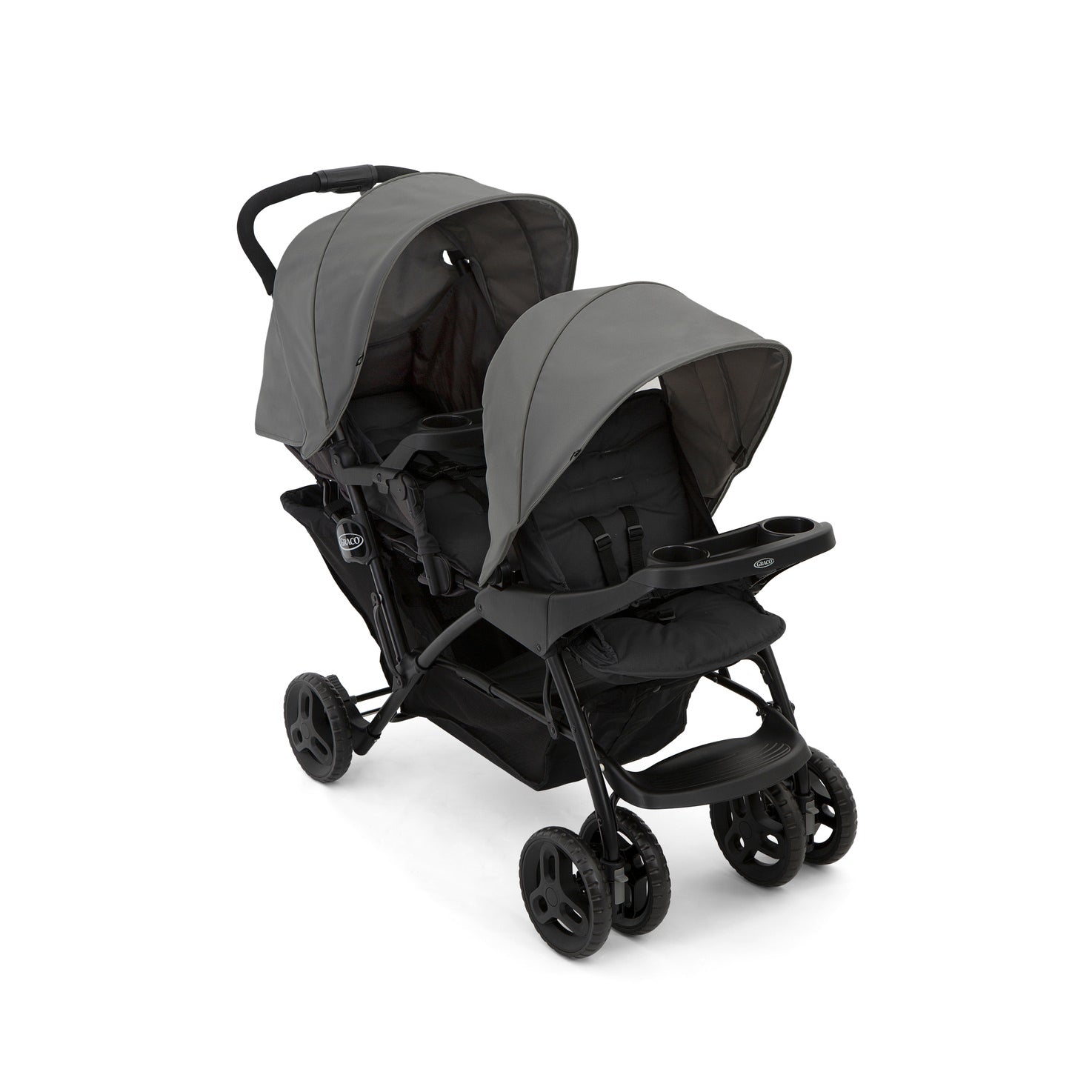 double stroller stadium seating Stadium Duo Titanium Graco – TheBestBabyCatalog