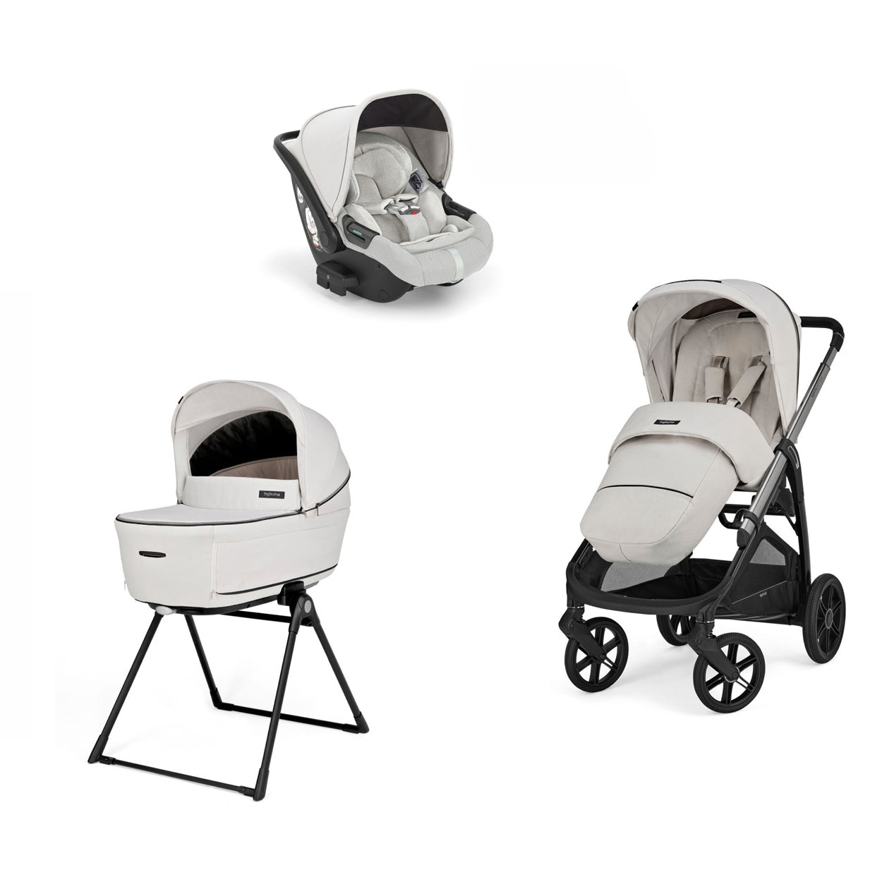 Inglesina Trio Aptica Darwin Recline - Sistema Quattro OPAL IVORY