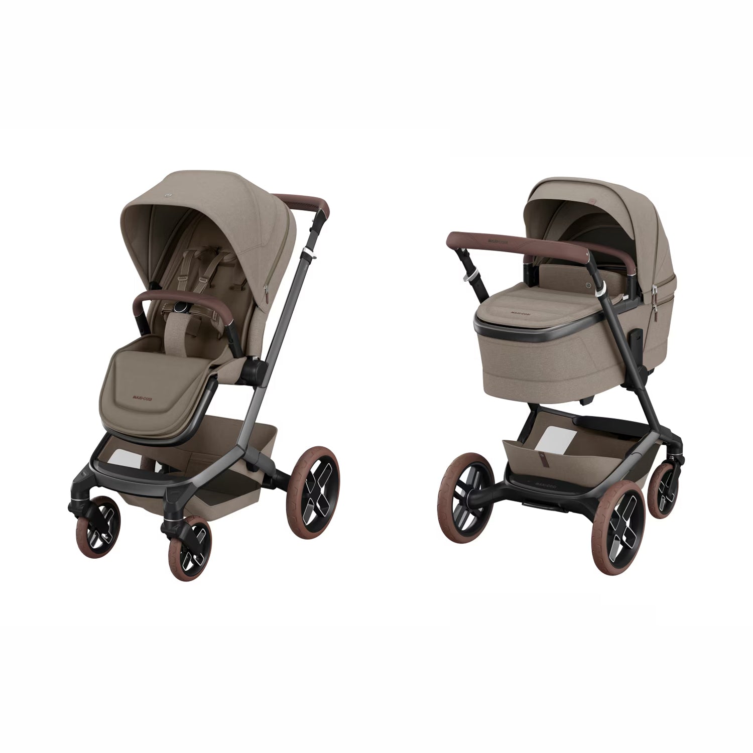 maxi-cosi duo Duo Fame + carrycot Twillic Truffle Maxi Cosi – TheBestBabyCatalog