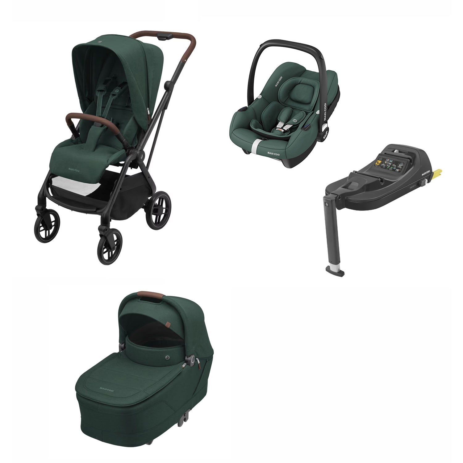 maxi cosi leona ultra compact stroller Trio Leona 2 Twillic Green Maxi Cosi – TheBestBabyCatalog