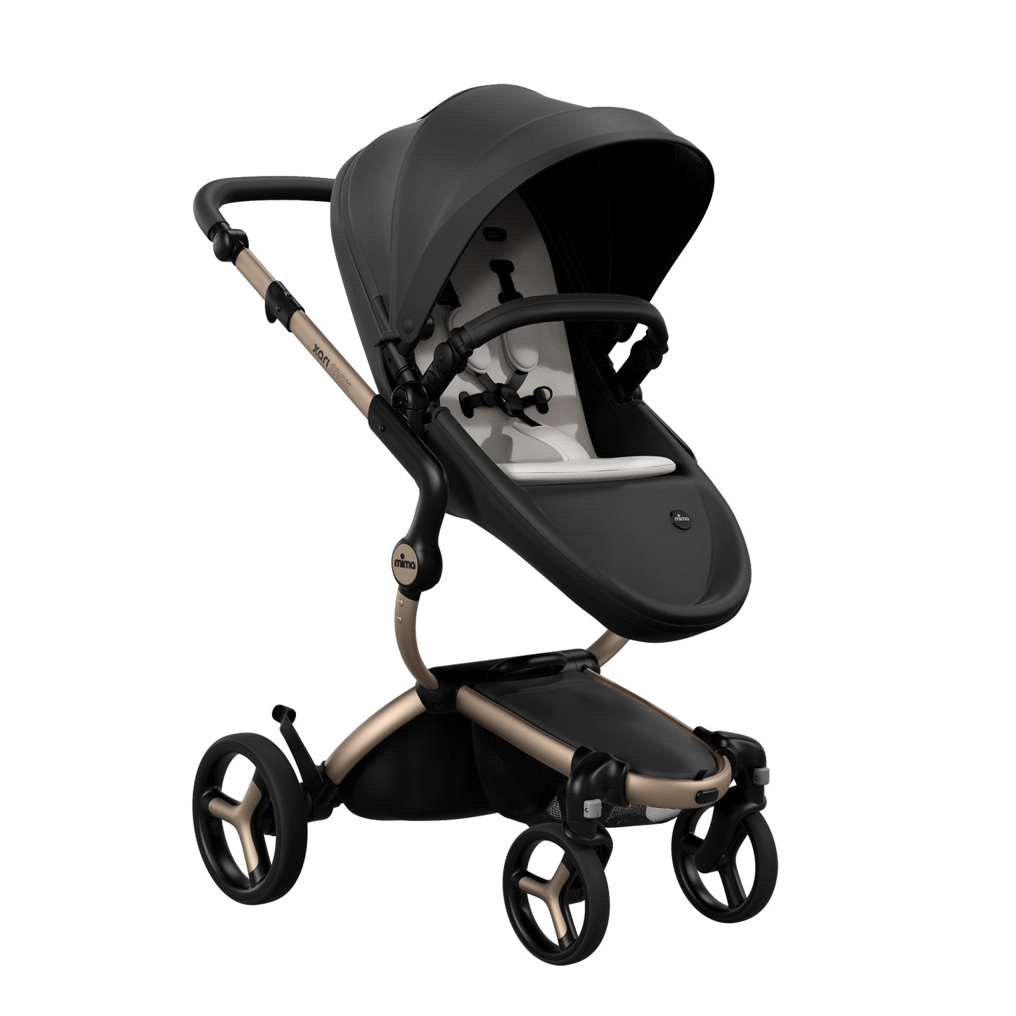 Mima Xari Max Champagne Black Stone White