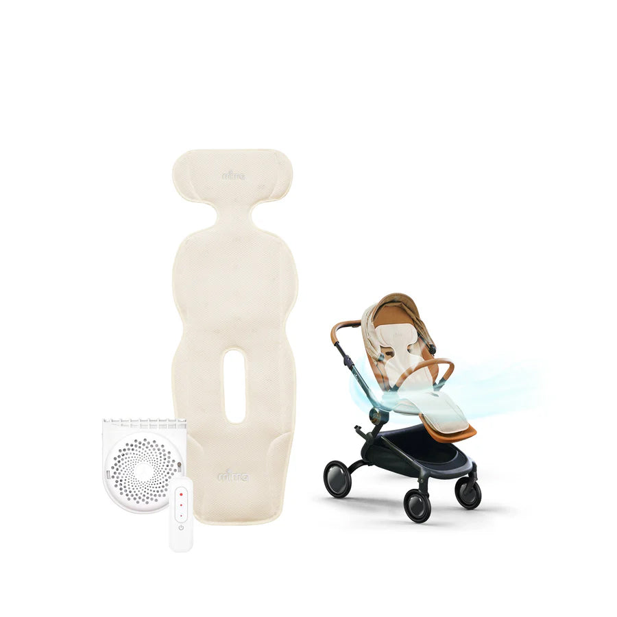 Mima Flo Baby Cooling Seat Liner with Fan – Donut Beige