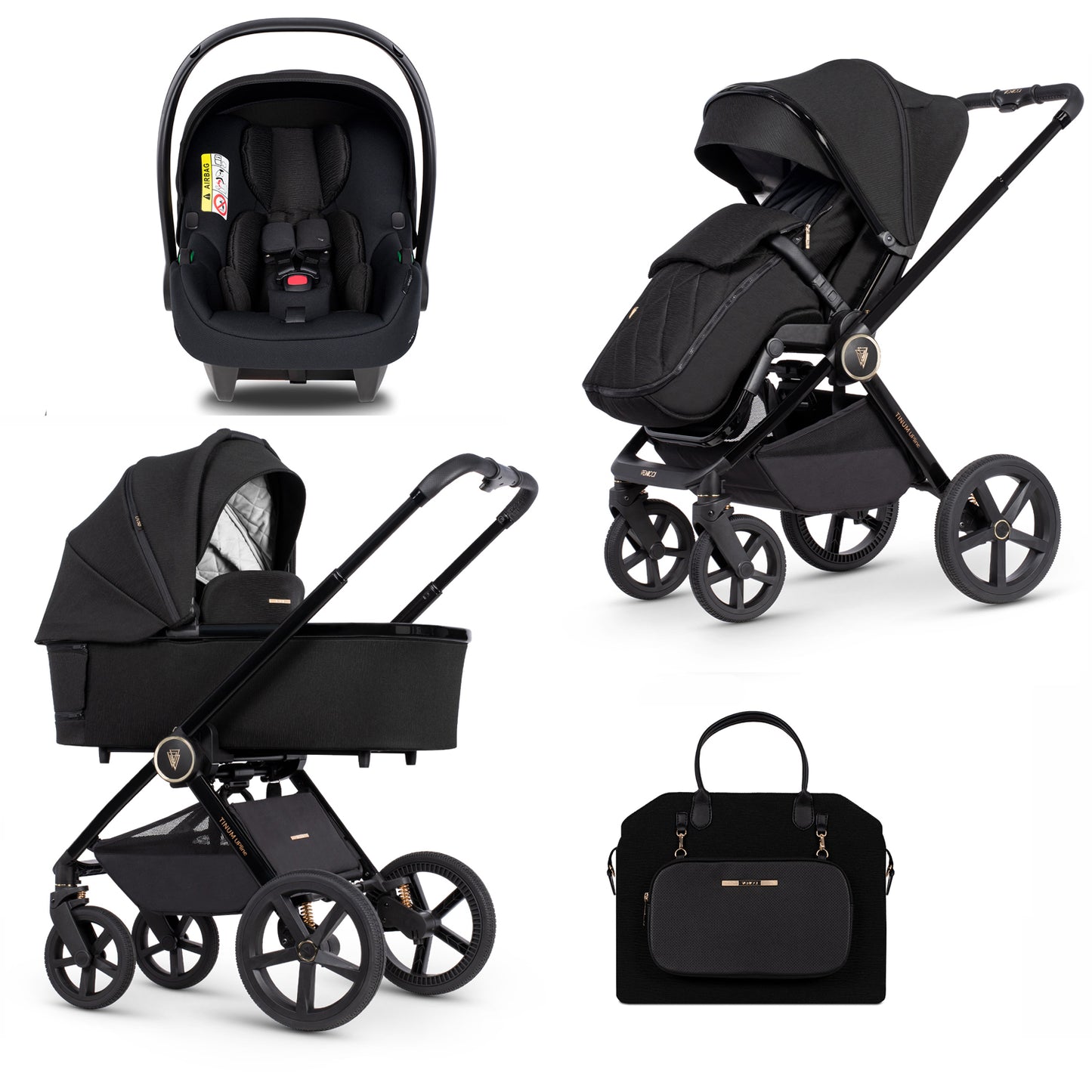 Trio Tinum Upline All Black Venicci