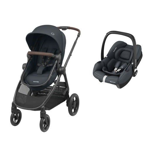 Duo Zelia 3 + Cabriofix I-Size Essential Graphite Maxi-Cosi