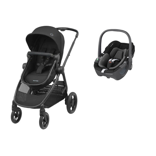 Duo Zelia 3 + Pebble 360 Essential Black Maxi-Cosi