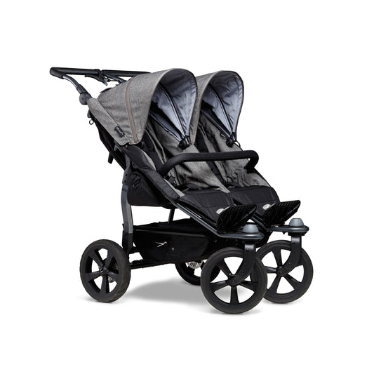 tfk double stroller Duo with air chamber wheel olive TFK – TheBestBabyCatalog