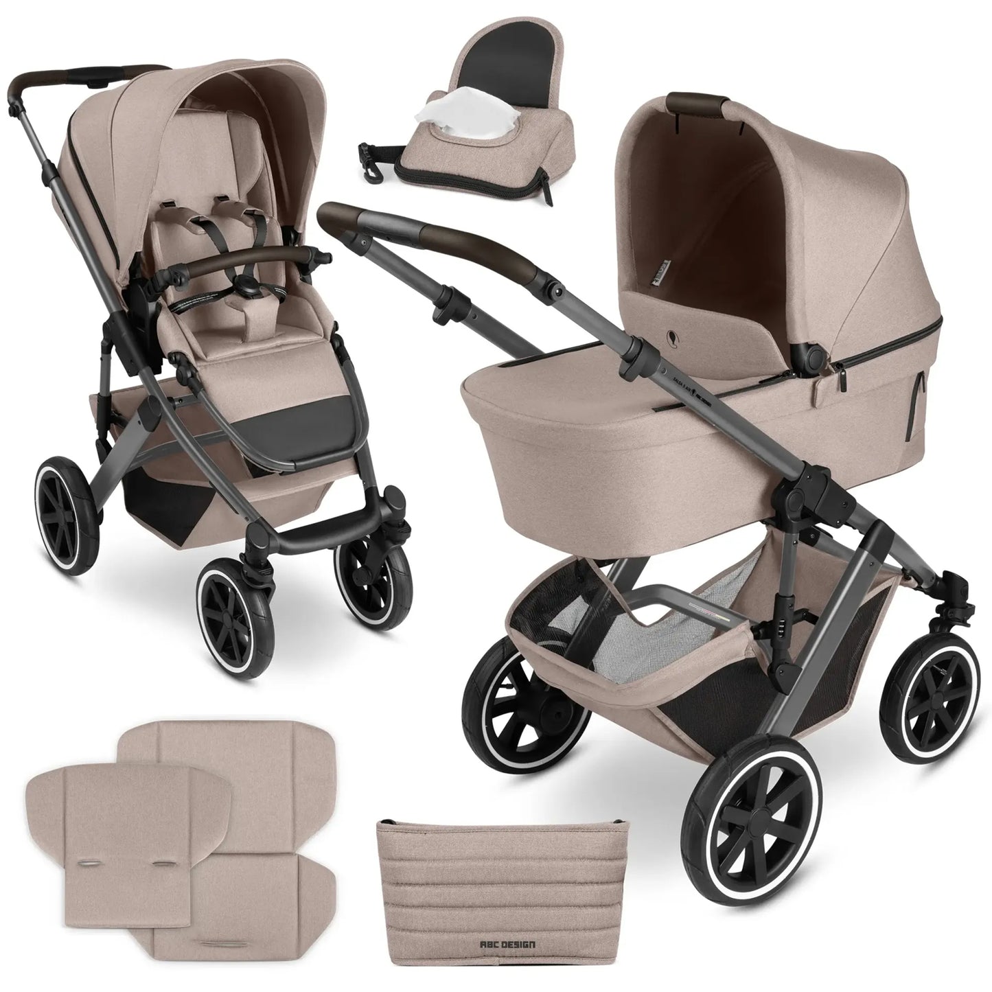 ABC Design 2 in 1 Salsa 5 Air - combi Camel