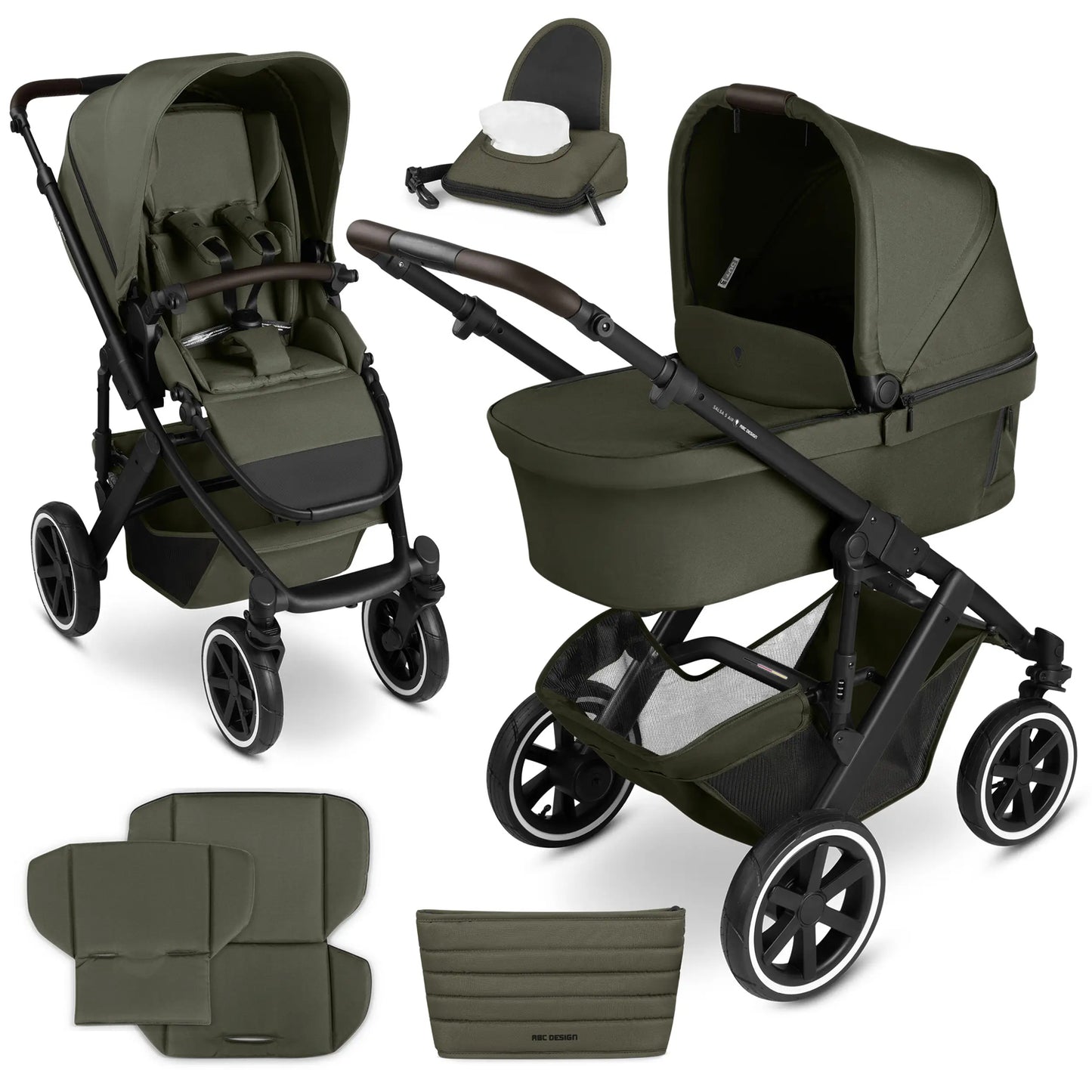 ABC Design 2 in 1 Salsa 5 Air - combi Avocado