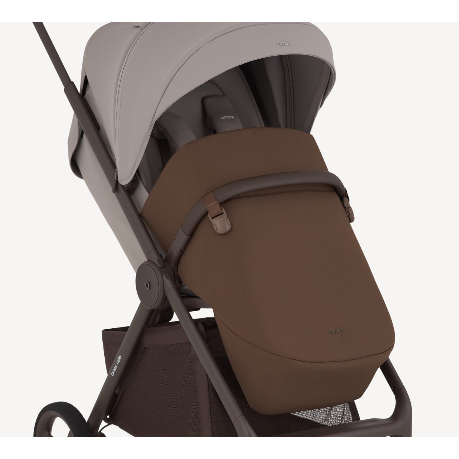 Anex Stroller Footmuff for Ride Brown