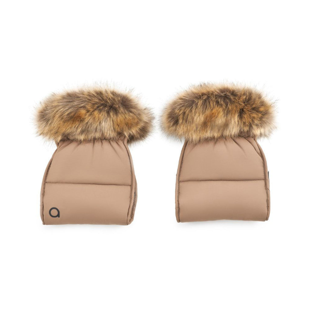 Anex Stroller mittens brown