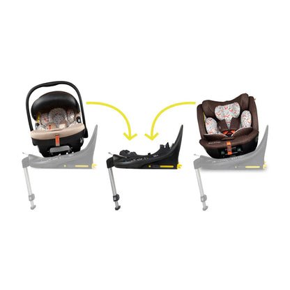 Cosatto Rotating Isofix Base for Acorn Car Seats BLACK