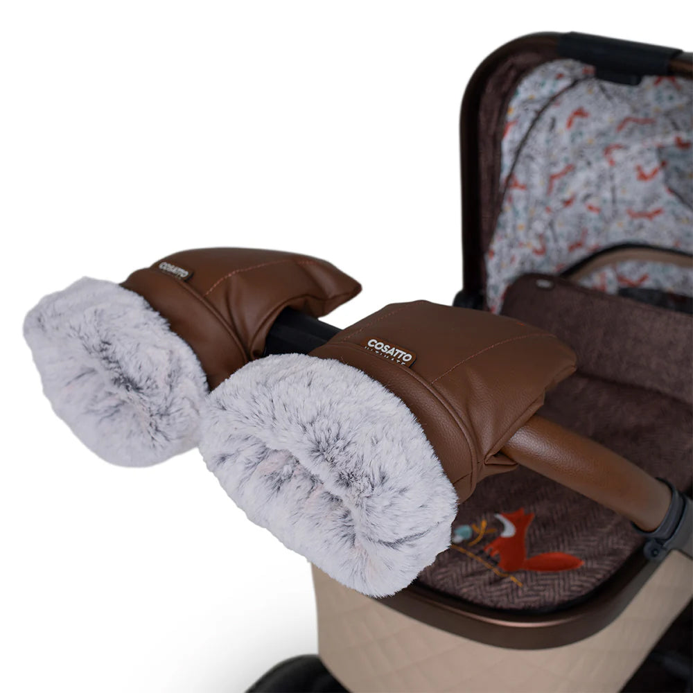 Cosatto Rechargeable Heated Stroller Mittens TAN