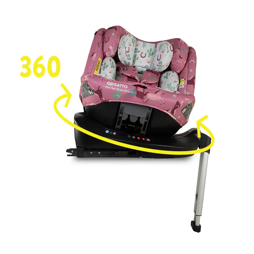 Cosatto Get Set Grow Plus i-Size 360 PONY PARTY