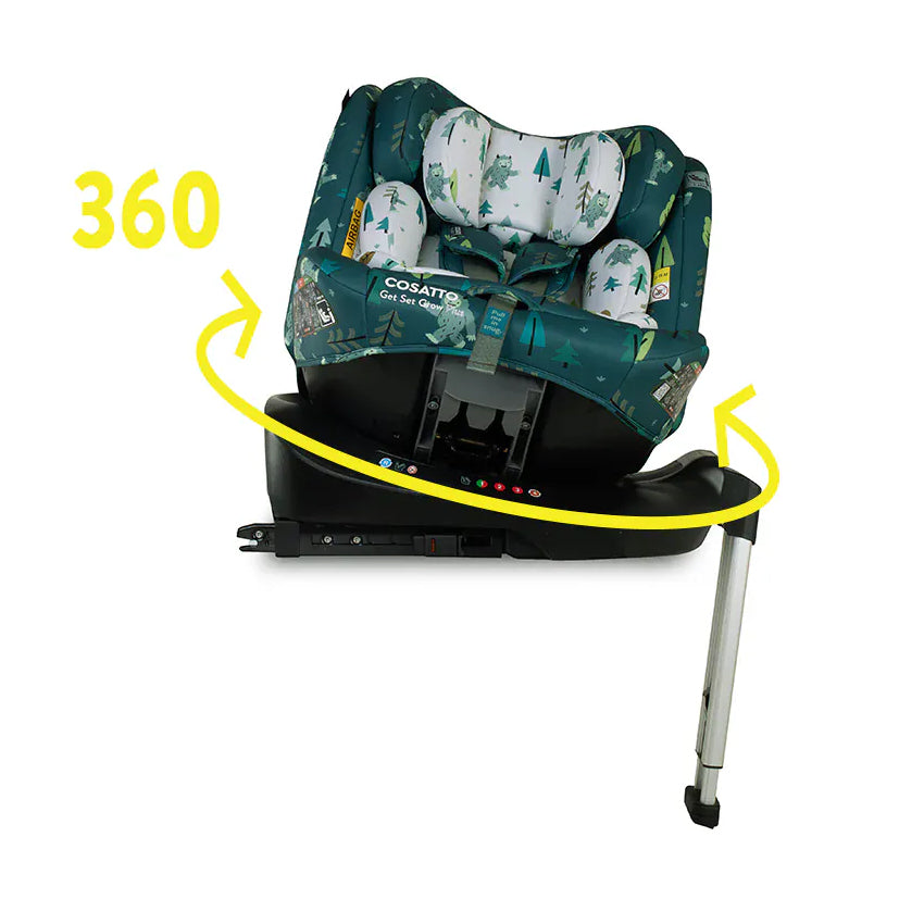 Cosatto Get Set Grow Plus i-Size 360 YOOHOO YETI