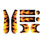 Doona Sticker Set for Liki Trike Flames