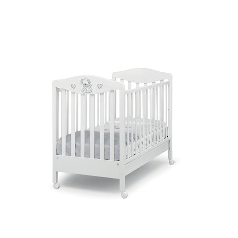 Lucky Crib White Grey Erbesi