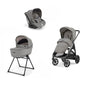 Inglesina Trio Aptica Darwin Recline - Sistema Quattro  PLATINUM GREY