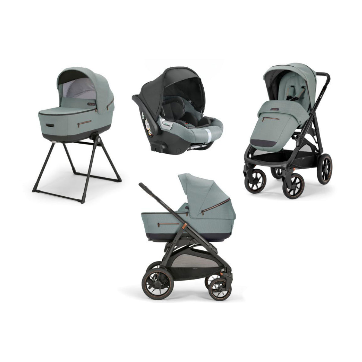 Trio Aptica XT Darwin Sistema Quattro IGLOO GREY Inglesina