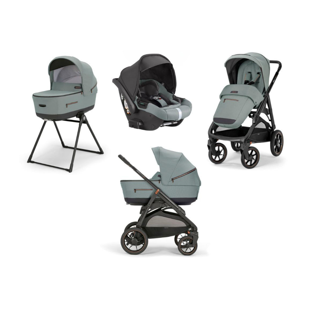 Trio Aptica XT Darwin Recline - Sistema Quattro IGLOO GREY Inglesina