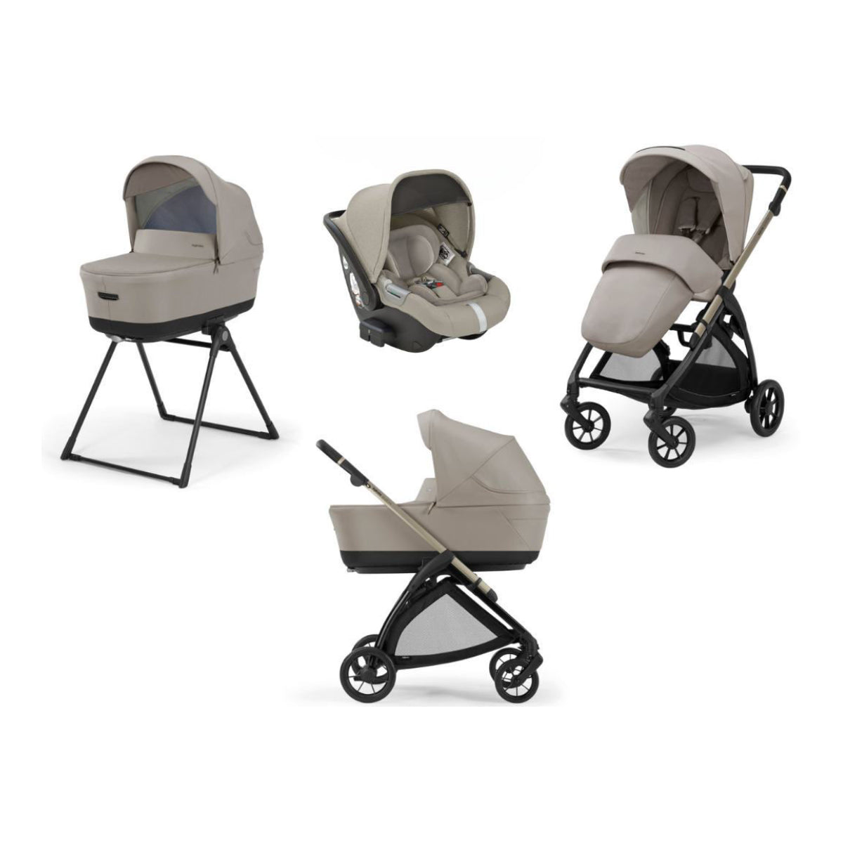 Trio Electa Darwin Sistema Quattro BATTERY BEIGE Inglesina