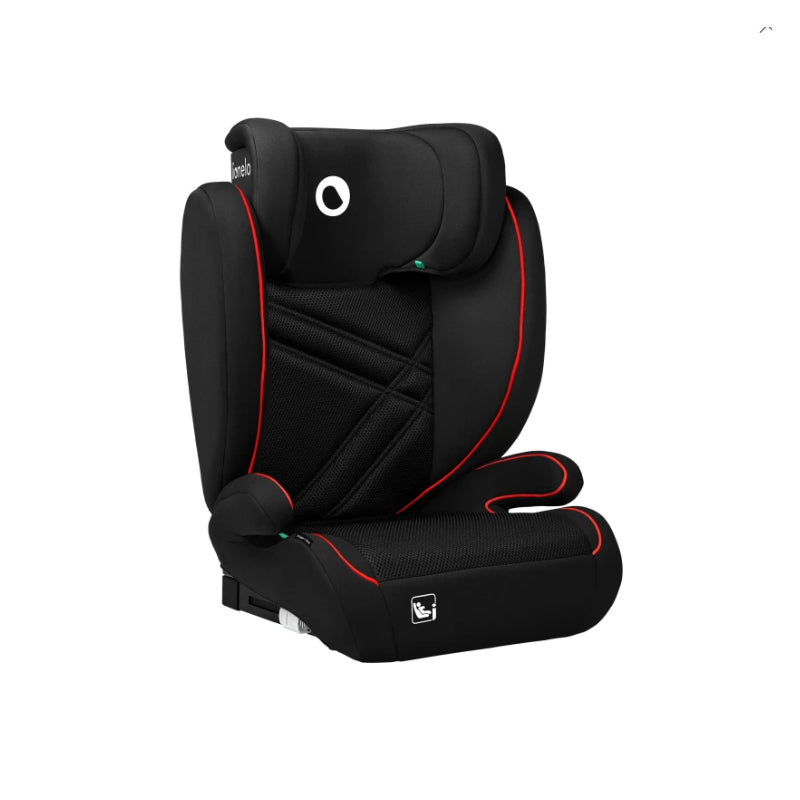 Lionelo Hugo i-Size SPORTY BLACK RED