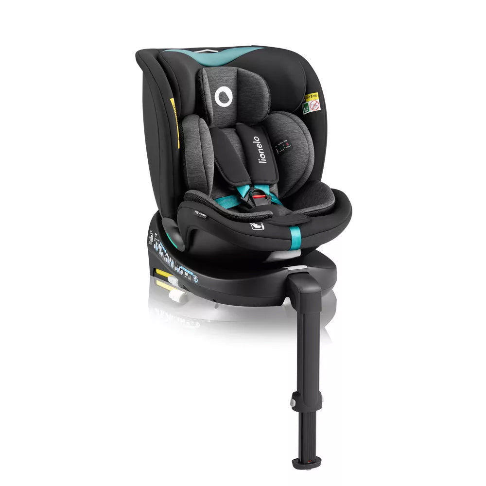Lionelo Navy Isofix 360 i-Size BLACK TURQUOISE
