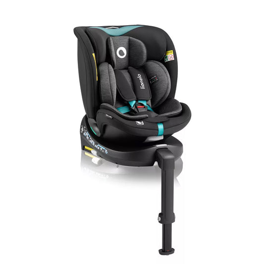 Lionelo Navy Isofix 360 i-Size BLACK TURQUOISE