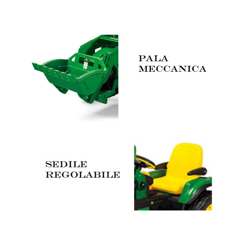 John Deere Ground Loader [12V] Or0068 Peg Perego