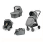 [TRIO] Leblon Light Grey Burigotto by Peg-Perego