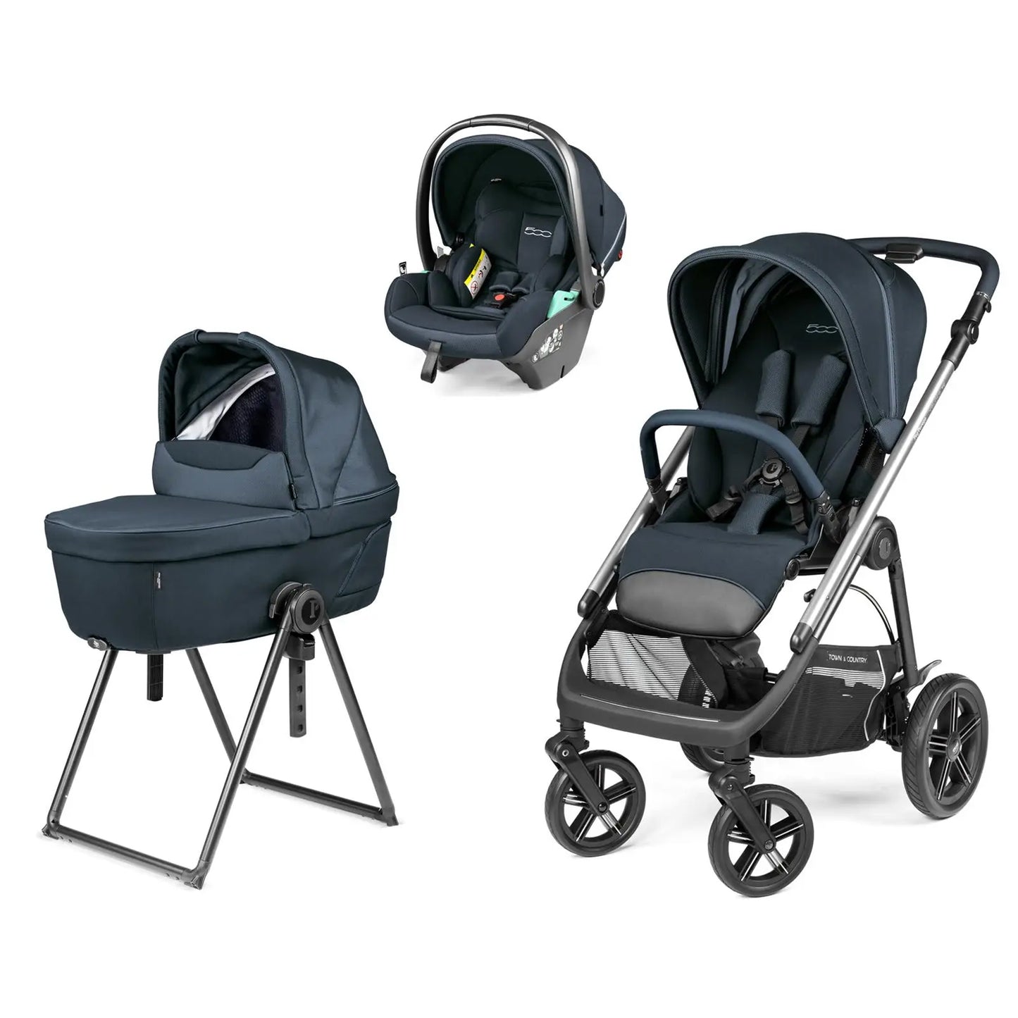 Peg Perego 3 in 1 Veloce TC + Culla Belvedere + Primo Viaggio Lounge 500