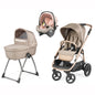 Trio Veloce TC + Culla Belvedere + Primo Viaggio SLK MON AMOUR Peg-Perego