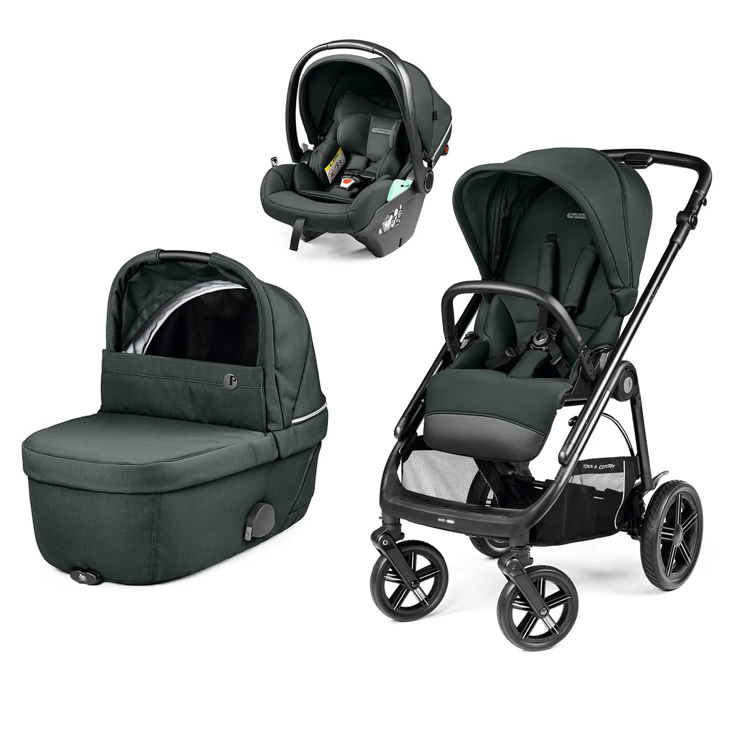 Peg Perego Veloce TC Brio 3 in 1 with Primo Viaggio Lounge METAL