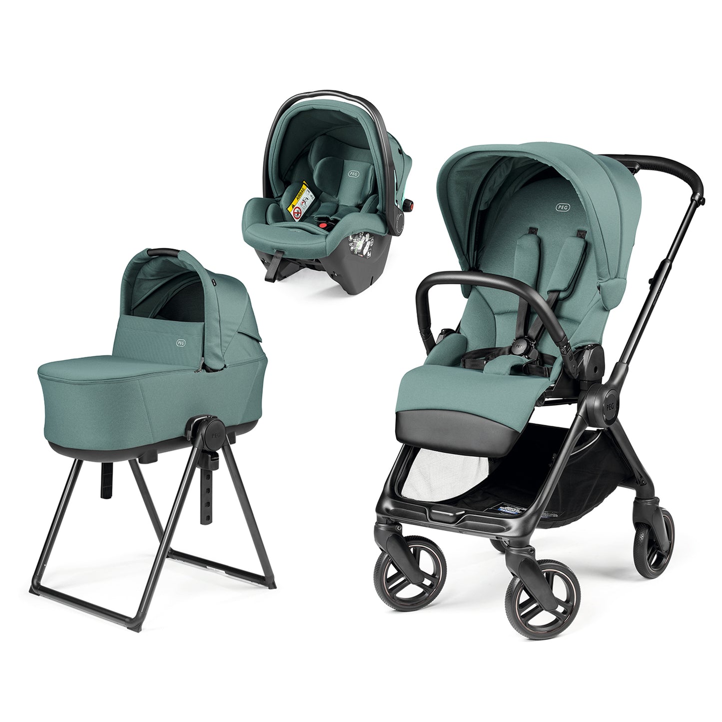 Peg Perego 3 in 1 Switch + Culla Flex + Primo Viaggio SLK JADE