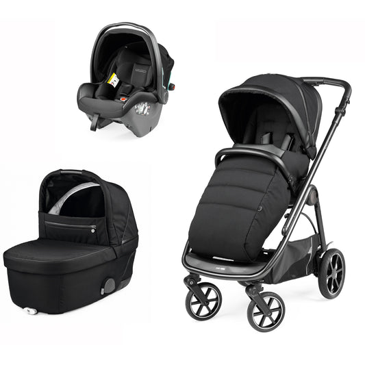 TRIO Veloce + Culla Belvedere + Primo Viaggio SLK LICORICE Peg Perego