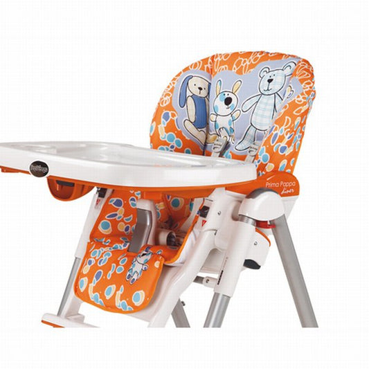 Peg Perego Original Upholstery For Baby Highchairs Prima Pappa Diner Pupazzi Arancio