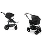 TFK Mono 4 - 2-in-1 with pneumatic tyres Black