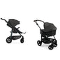TFK Mono 4 - 2-in-1 with pneumatic tyres Anthracite with red details