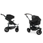 TFK Mono 3 - 2-in-1 with pneumatic tyres Black