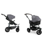 TFK Mono 3 - 2-in-1 with pneumatic tyres Grey - Premium 