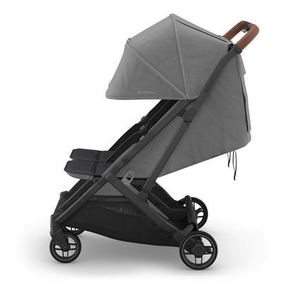 Uppababy Minu Duo Greyson Charcoal Mélange Carbon Frame Saddle Leather