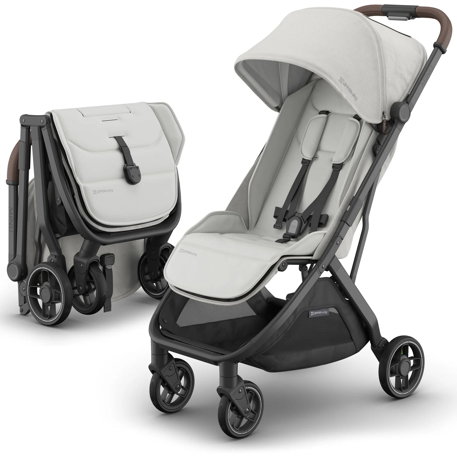 Uppababy Minu V3 Savannah Pearl Gray Jacquard